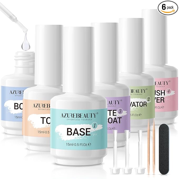 Clear 6 Pcs Dip Liquid Set