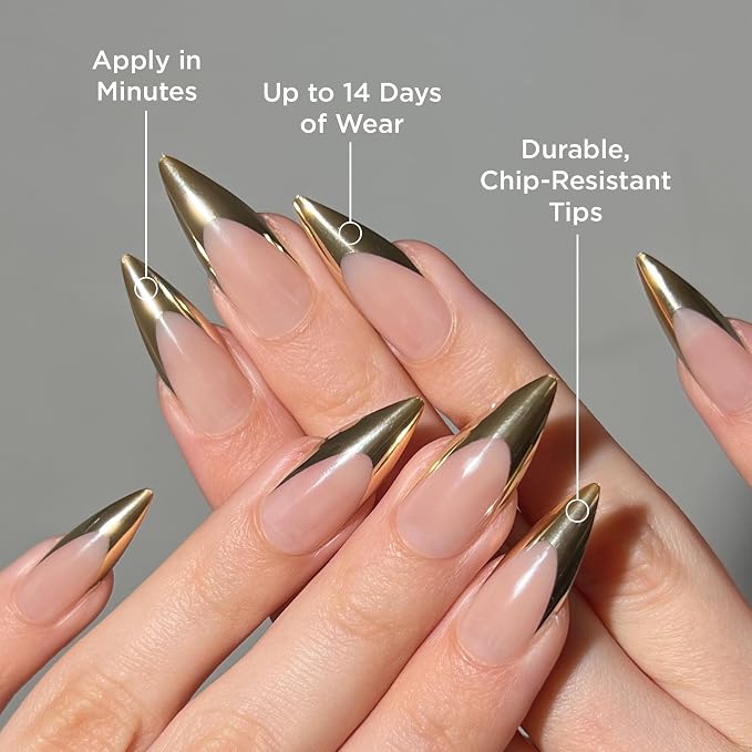 Gold Chrome Stiletto