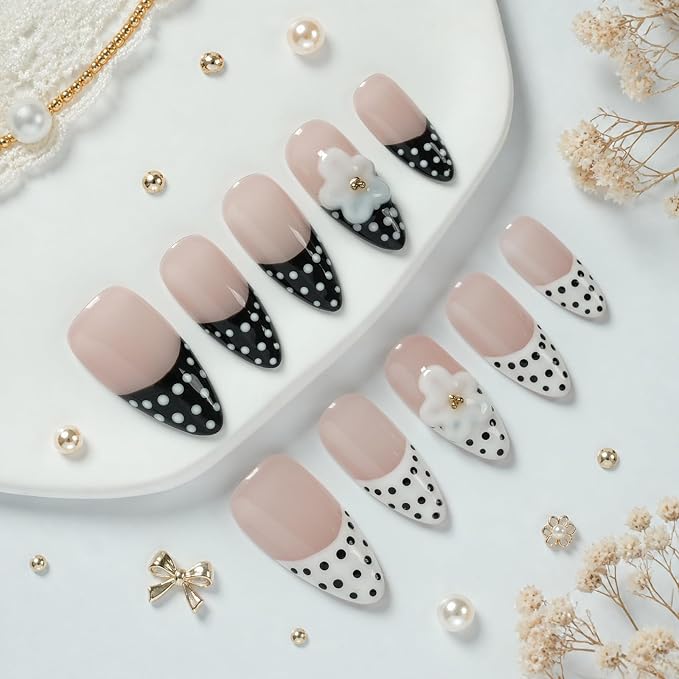 Pink Polka Floral Rhyme