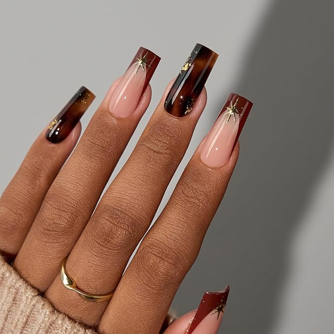 02 L - Square Skin Tones French in Peach Base