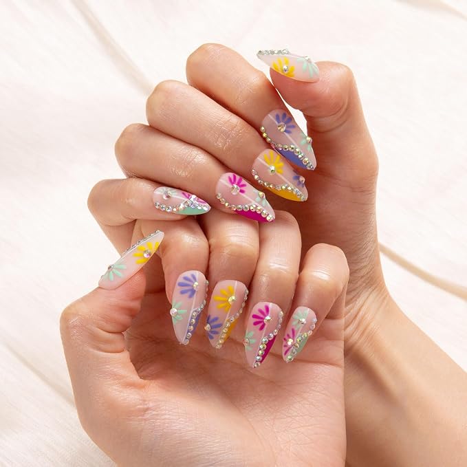 Wild Blooming French Tip