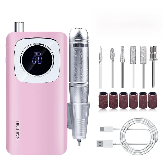 Usb Nail Drill, Pink V4