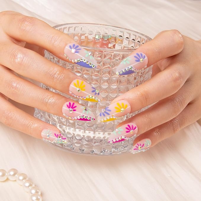 Wild Blooming French Tip