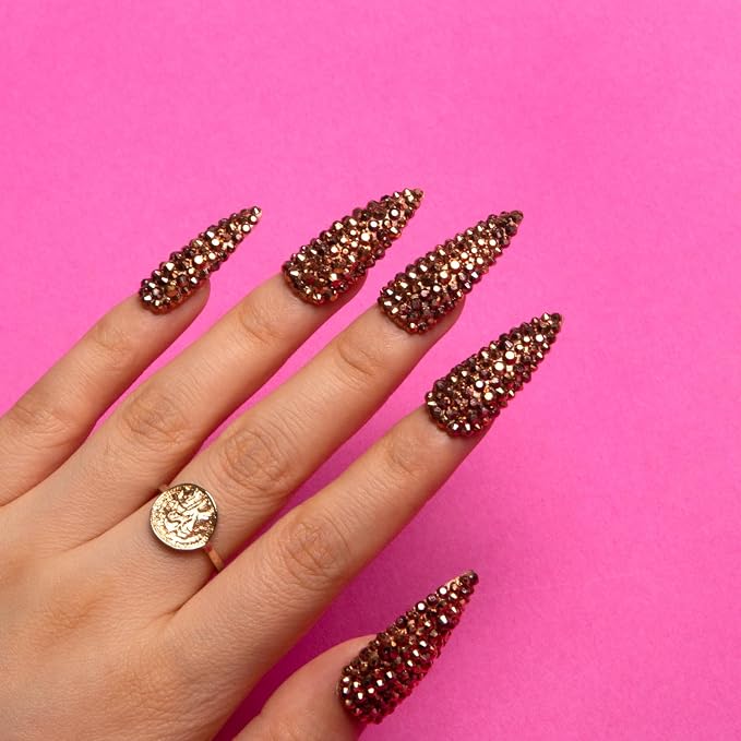 Classic Golden Rhinestone