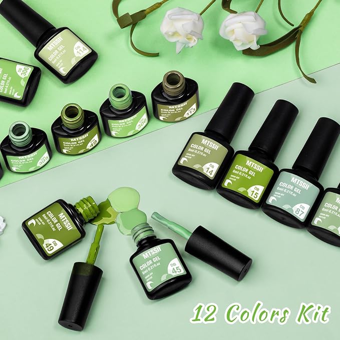 12 Pcs Green