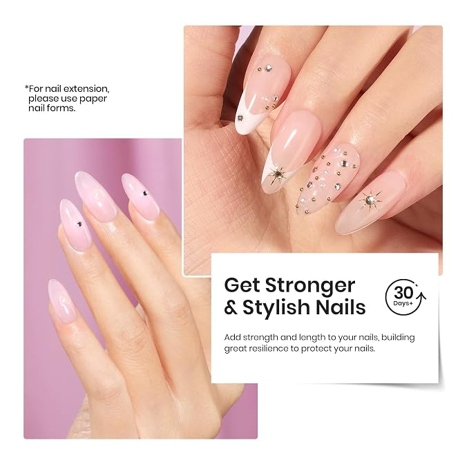 B2-HEMA Free|Clear Sheer Pink & White