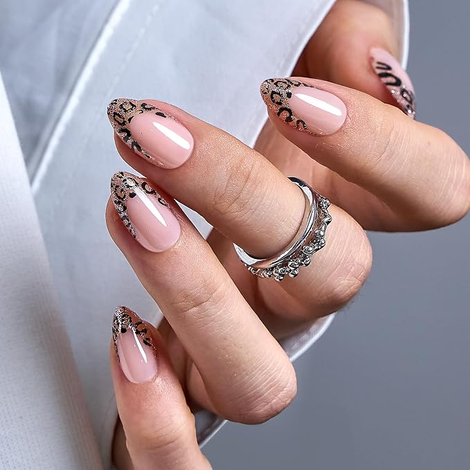 Leopard French Tip