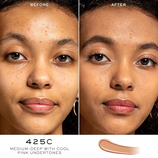 425C: For medium/deep skin with cool/pink undertones