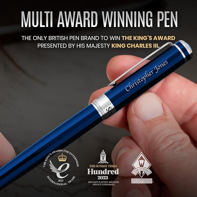 Midnight Blue with Chrome (Personalized)