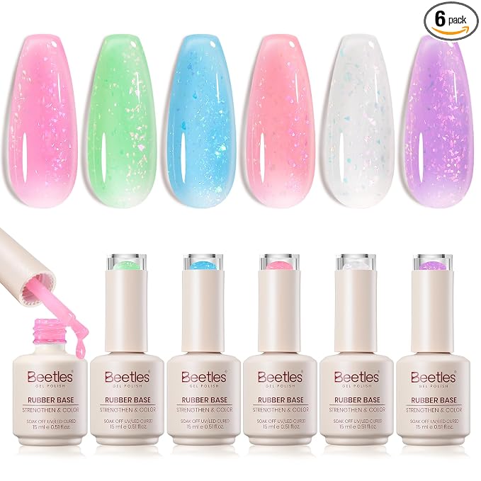 Pastel Pink Blue Green Jelly