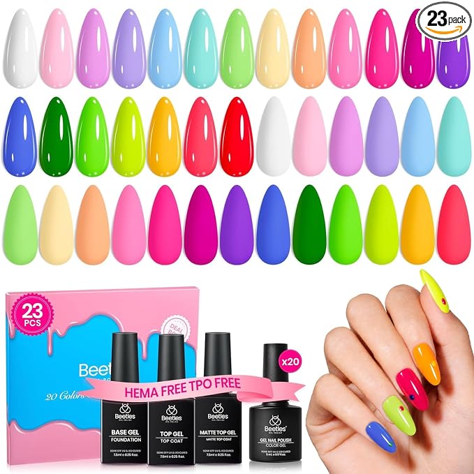 0-0-0 Deal Box Rainbow Core Gel Polish Set Pink