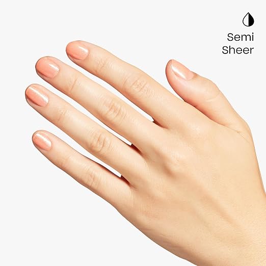 Queens Rule | Semi-Sheer Warm Salmon Coral with Shimmer