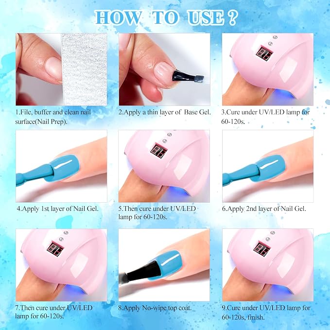 12 Pcs Blue