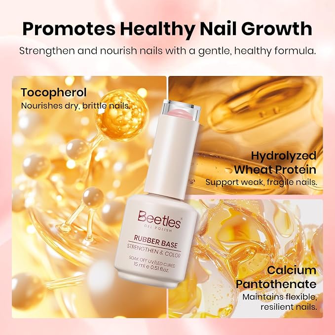 Nude Pink Rubber Base Gel