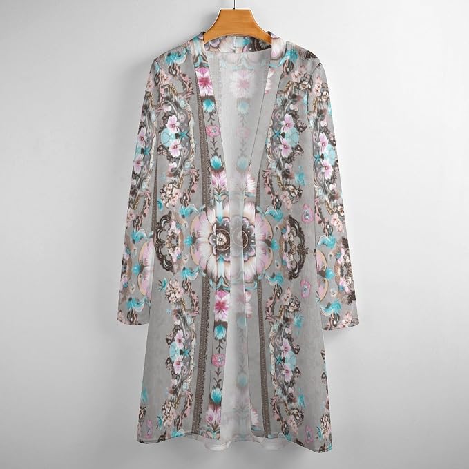 Grey Boho Floral