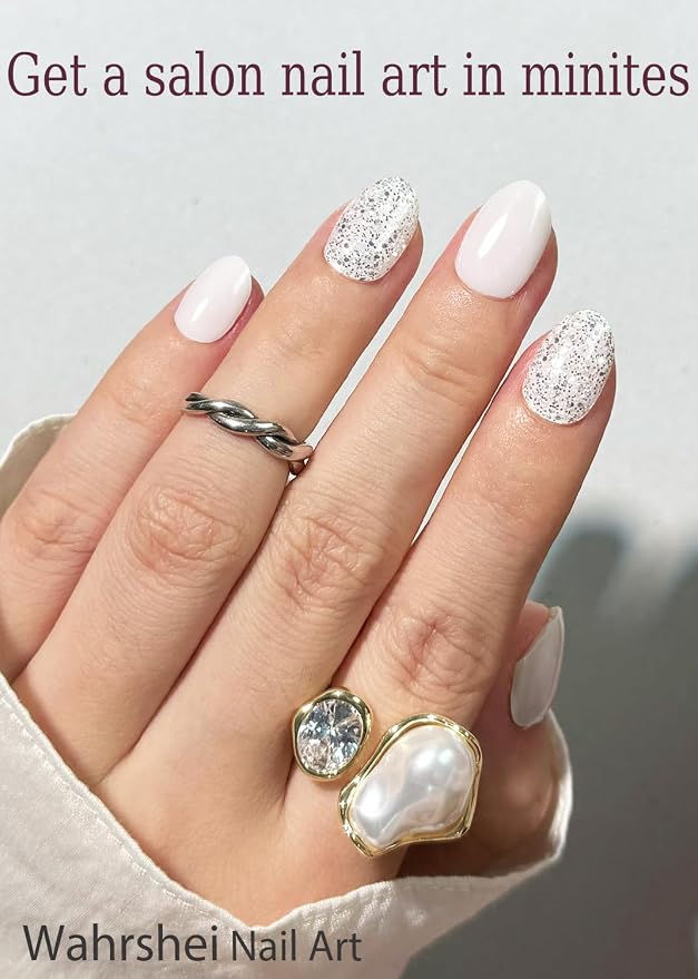 Milky White Glitter