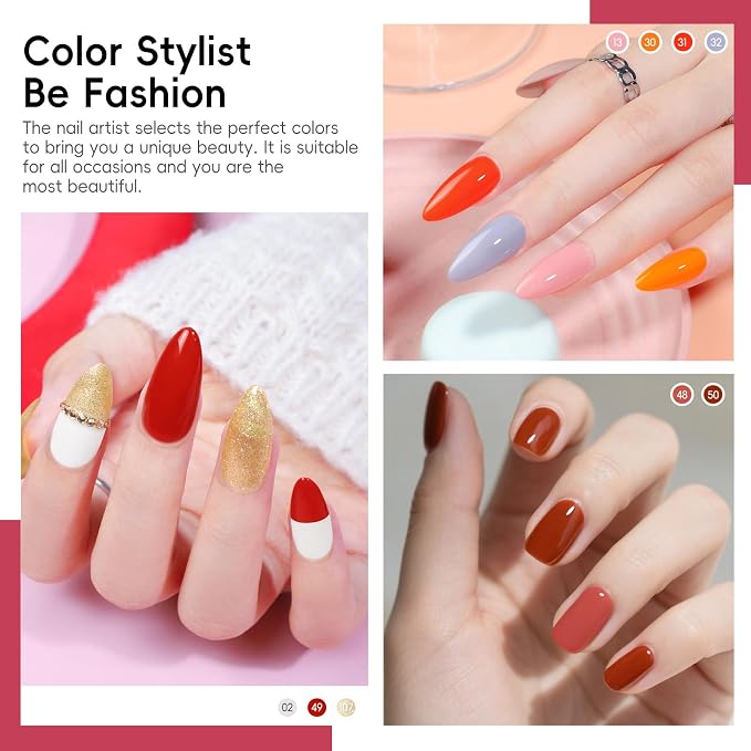 35 Colors & 5pc Top Base coat ( Party Time)