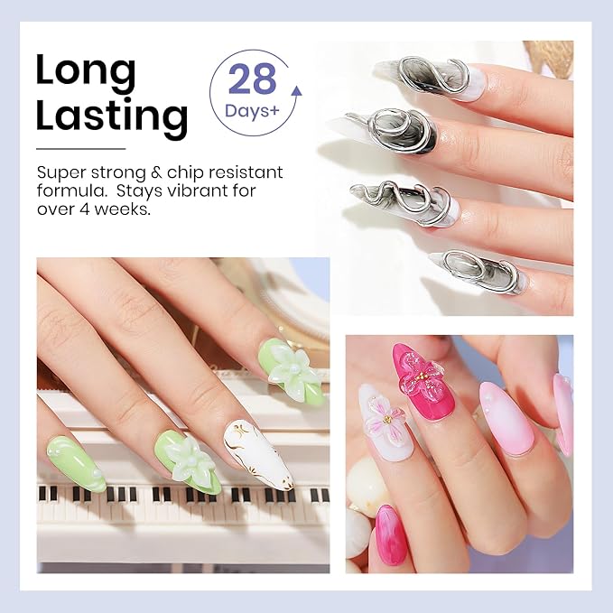Clear + Milky White + Nude (3-Pack)