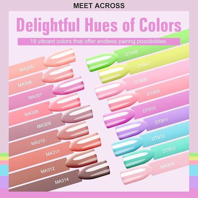 Macaron Rubber Base Set-5