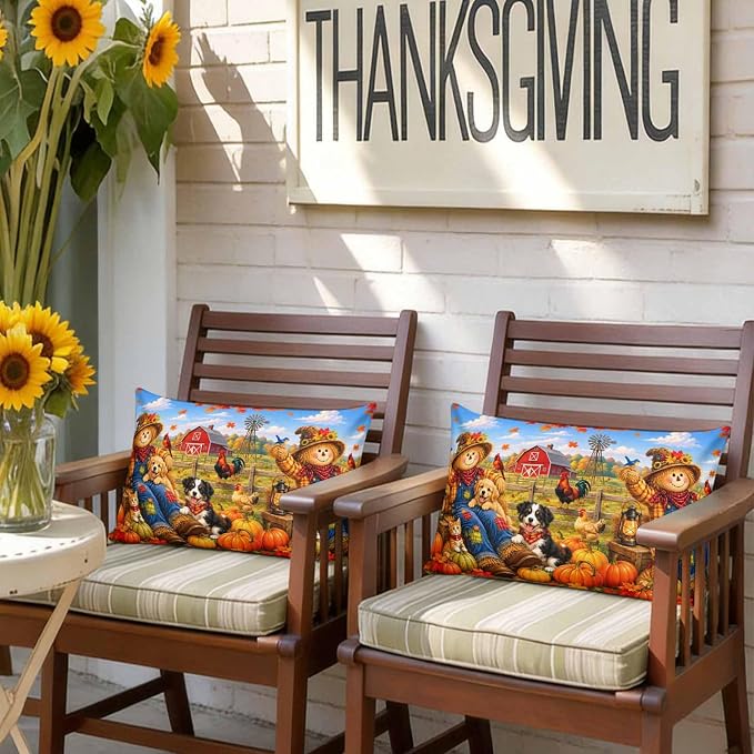 Barn Red, Denim Blue, Pumpkin Orange, Hay
