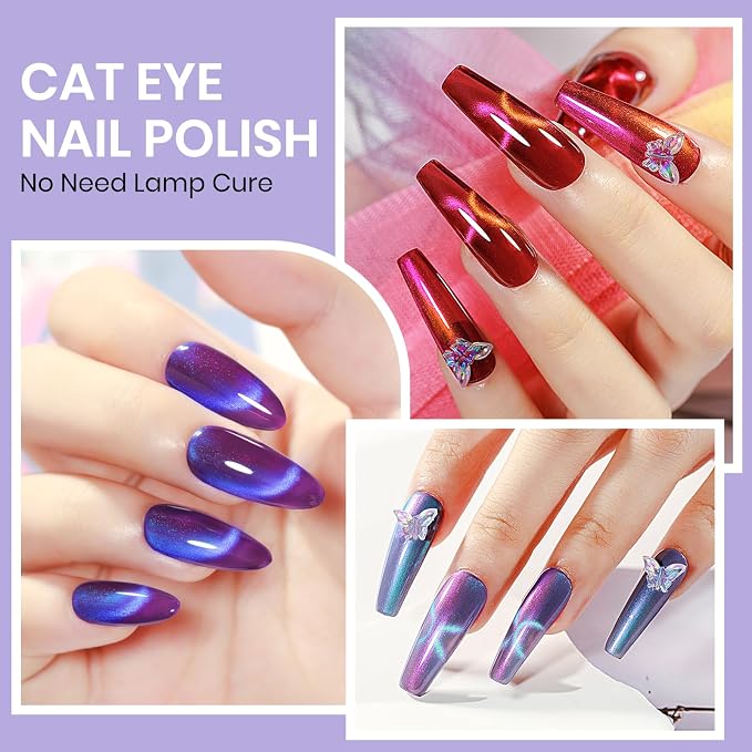 Non Gel-Cat Eye Iridescent Galaxy