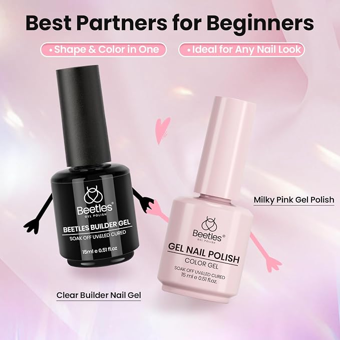 A - Clear & Milky Pink | Kit | 2 x 15 mL