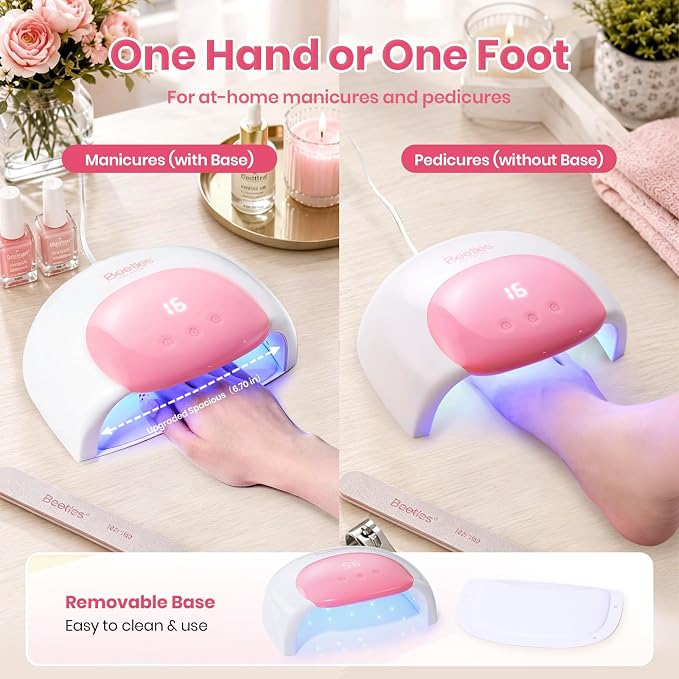 Y-UV Nail Lamp for Hands & Feet Candy White