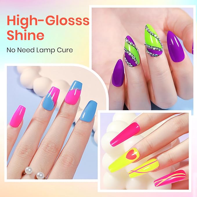 Non Gel-Rainbow Colors