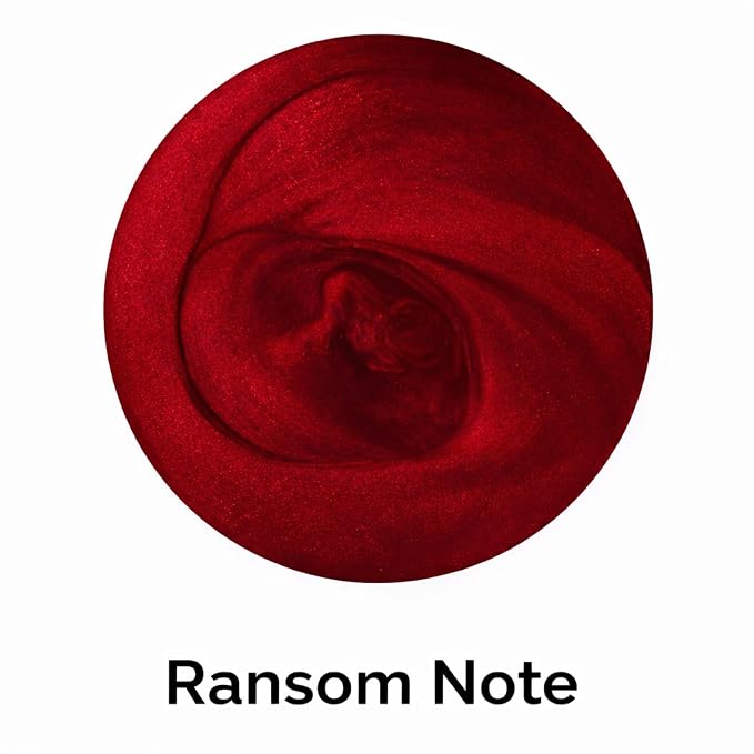 Ransom Note (Shimmery Burgundy Red)