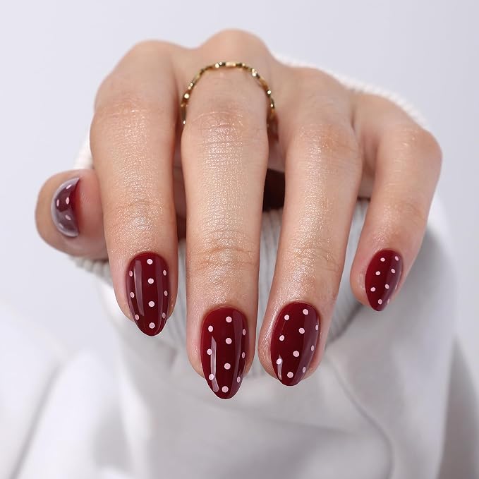 3F-Red Polka Dot