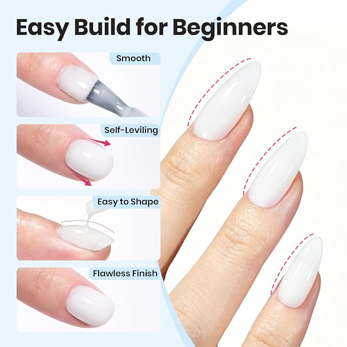 B - Clear & White | HEMA-Free | Kit | 2 x 10 mL