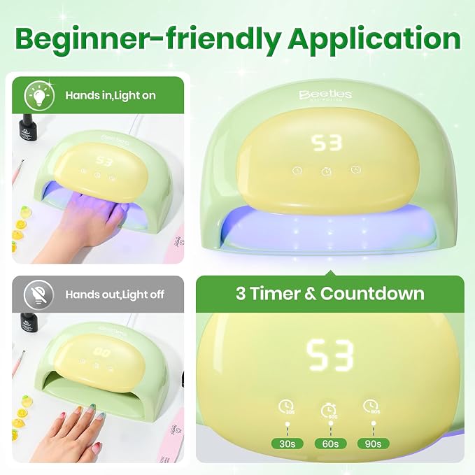 Z-UV Nail Lamp for Hands & Feet Candy Green