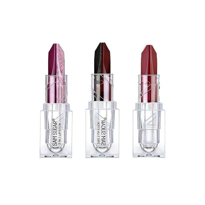 3 dual-color lipsticks