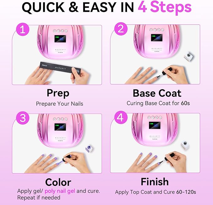 A4- nail lamp-Gradient Purple