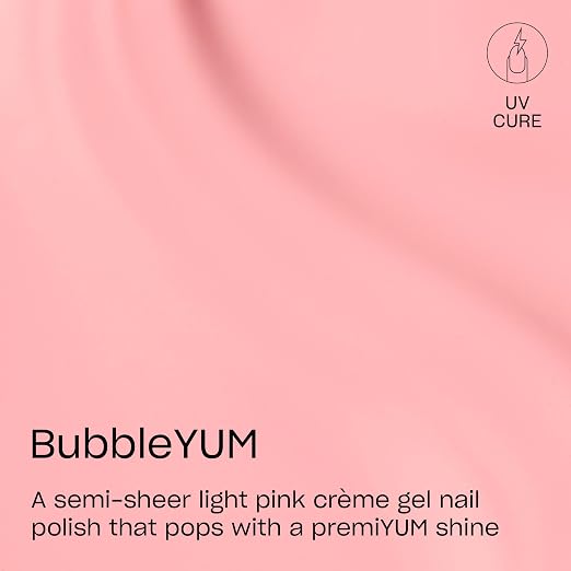 BubbleYUM | Semi-Sheer Soft Neutral Pink Crème