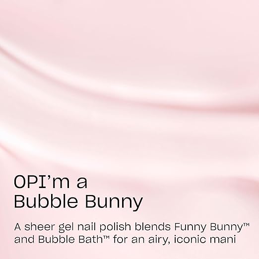 OPI’m a ​Bubble Bunny | Sheer Neutral Pink Crème