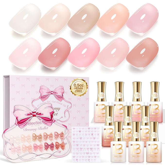 Sheer Nude Pink Jelly Set | Dreamy Ballet