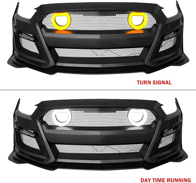 Unpainted Black with LED