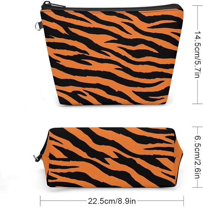 Tiger Stripe Pattern Orange Black