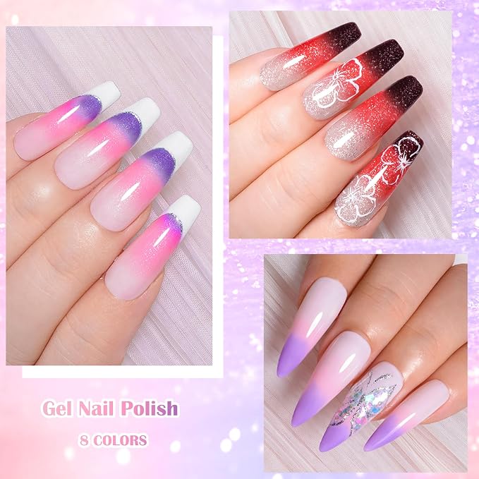 12Pcs 8 Colors Set1