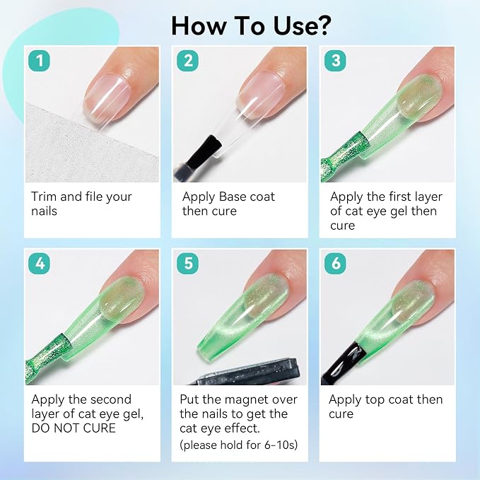 10 Colors-Summer Cat Eye Gel