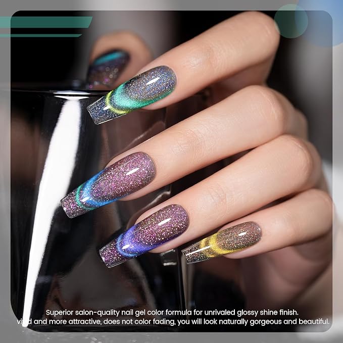 9D Chameleon Cat Eye Set