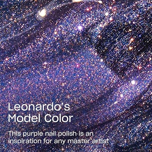 Leonardo’s Model Color | Opaque Dark Purple Shimmer