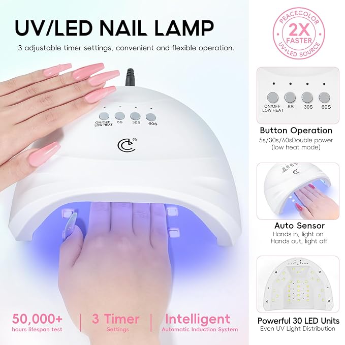 82PCS Gel Nail Kit
