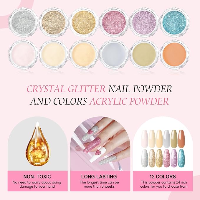 Candy Colors Collection Acrylic Nail Kit