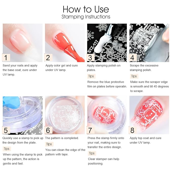 8 Nail Stamping Polish