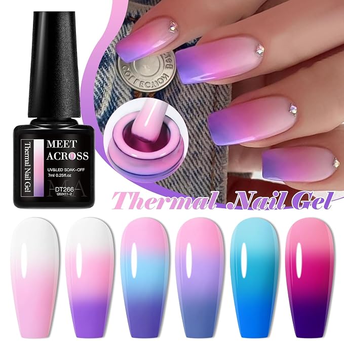 8Pcs Color Changing Gel