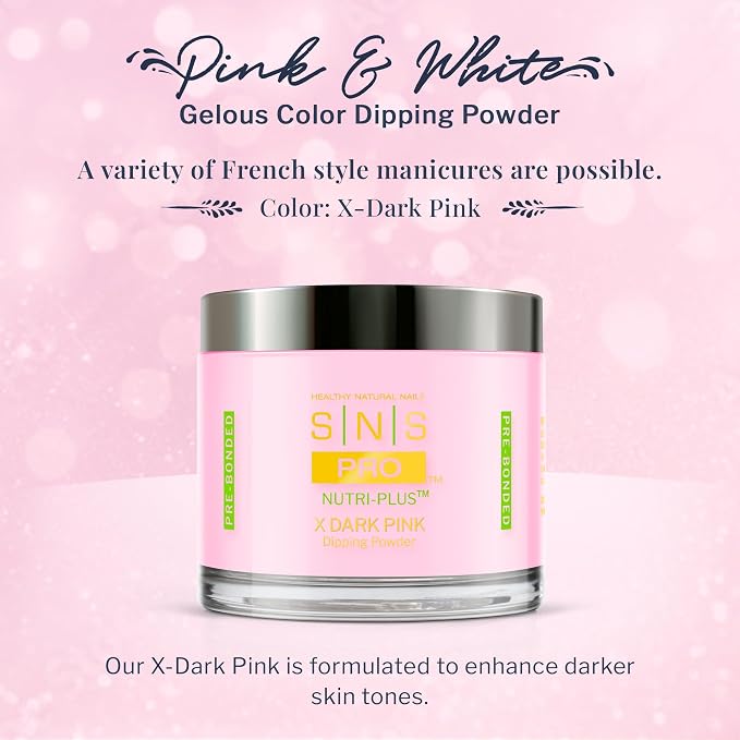 X-Dark Pink Dip Powder