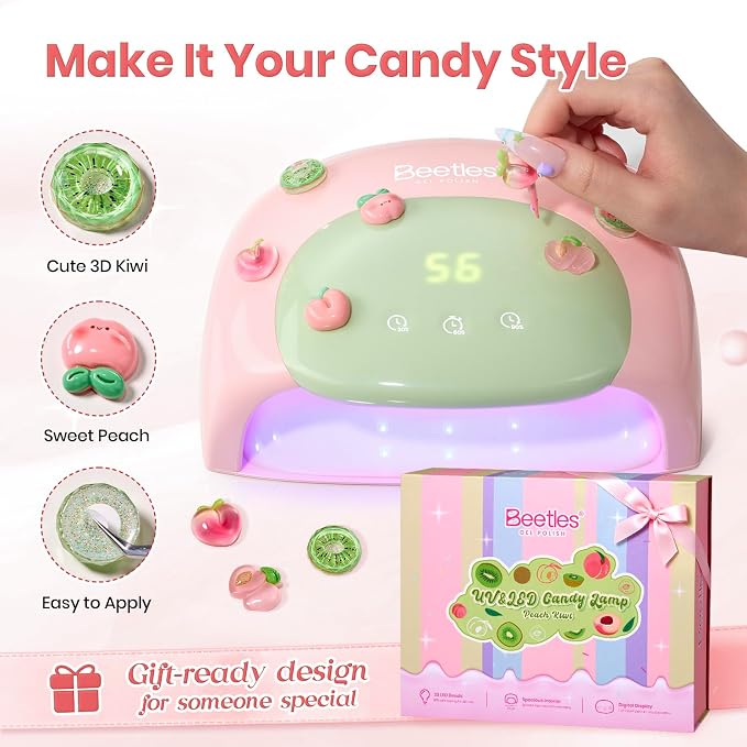 Z-UV Nail Lamp for Hands & Feet Candy Pink
