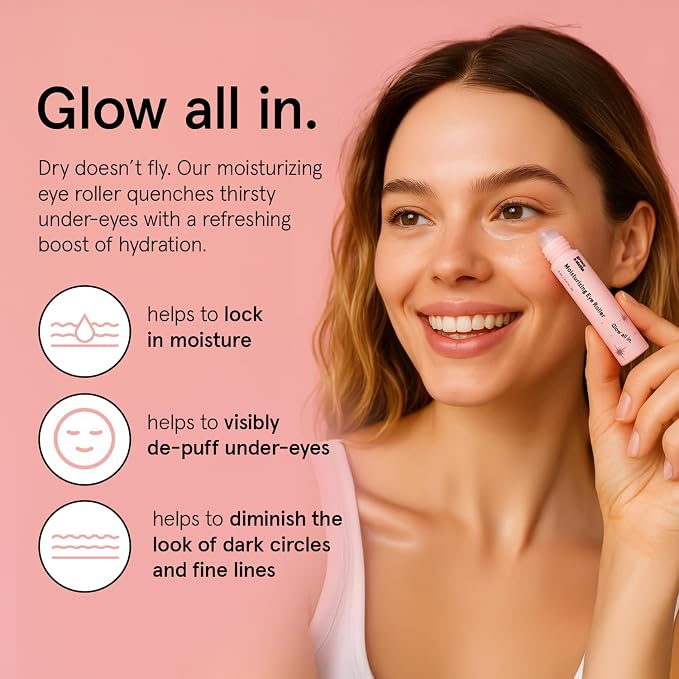 Moisturizing Eye Serum with Rose Quartz Ball